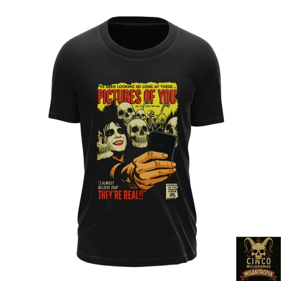 The Cure: Camiseta Pictures of You – Selfie com a Morte no Estilo Pós-Punk