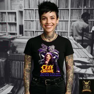 Nome do produto Ozzy Osbourne Camiseta – O Trono do Fim: Ao Vivo em Birmingham 2025
