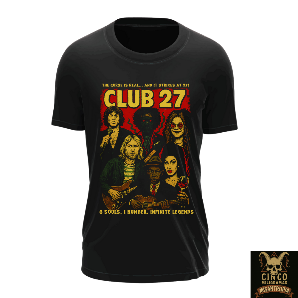 CLUB 27 – Camiseta das Lendas Eternas