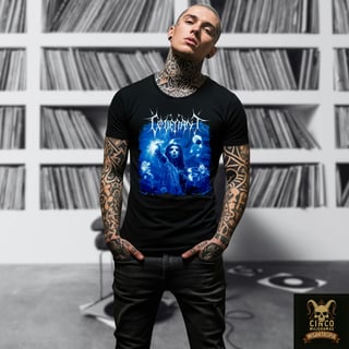 Nome do produto Covenant Camiseta – Nexus Polaris: A Sacerdotisa Cósmica do Caos Estelar