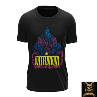 Nirvana: Camiseta Psicodelia Submersa – O Cavalo-Marinho da Desordem Sonora