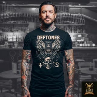 Nome do produto Deftones: O Despertar do Abismo – Coruja Oculta e Crânio Visionário