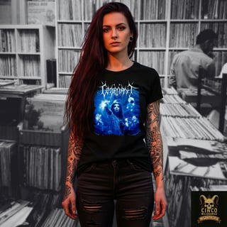 Nome do produto Covenant Camiseta – Nexus Polaris: A Sacerdotisa Cósmica do Caos Estelar
