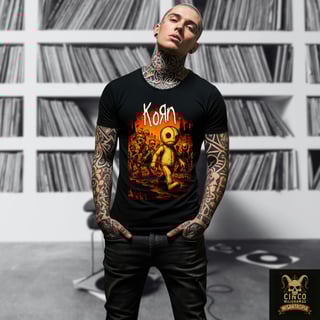Nome do produto Korn - Camiseta Boneco do Fim – Korn em Um Mundo em Ruínas