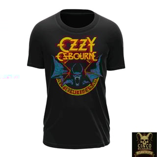 Ozzy Osbourne Plus Size: Camiseta do Morcego Demoníaco – Grito do Metal em Sangue e Som