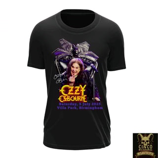 Ozzy Osbourne Camiseta – O Trono do Fim: Ao Vivo em Birmingham 2025