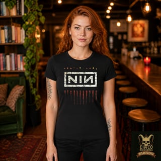 Nome do produto Nine Inch Nails Camiseta: Ferrugem Industrial