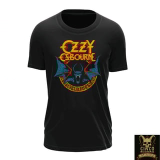 Ozzy Osbourne Camiseta – O Grito do Morcego: Metal Forjado em Sangue e Caos