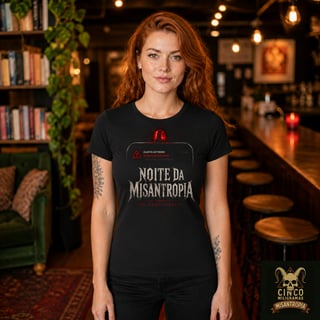 Nome do produto CAMISETA ALERTA EXTREMO — MISANTROPIA DETECTADA