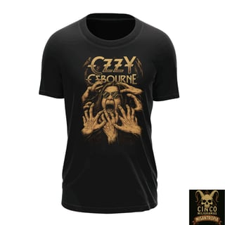 Ozzy Osbourne: Grito nas Sombras – Camiseta da Lenda do Horror Psicodélico