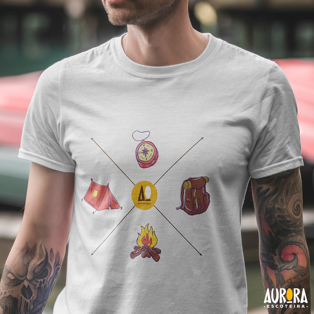 Nome do produto: Camiseta - Acampamento