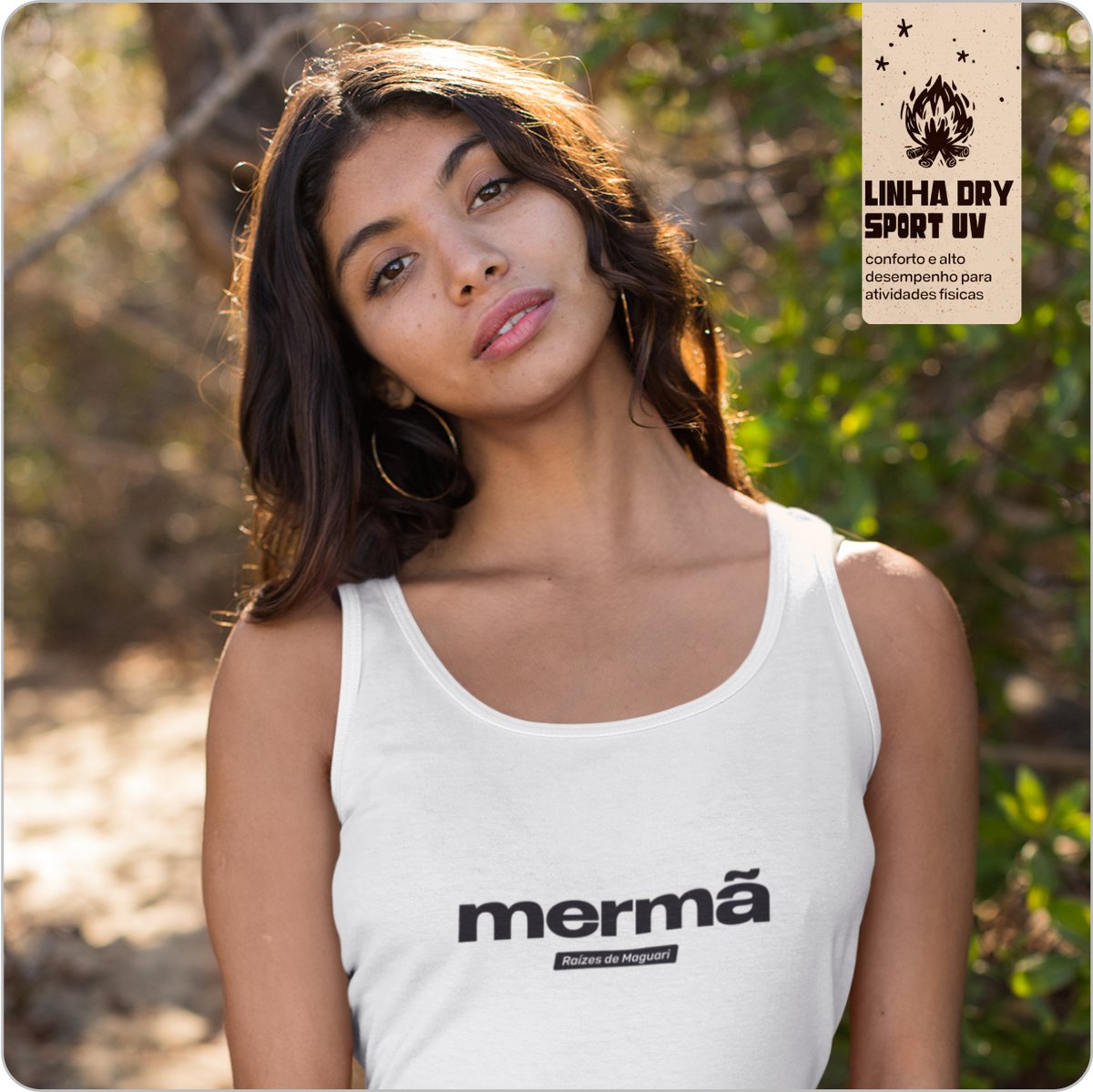 Nome do produto: Regata Feminina Dry Sport UV – Mermã 