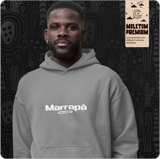 Nome do produto Moletom Canguru Prime Unissex – Marrapá