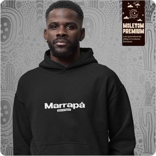 Nome do produto Moletom Canguru Prime Unissex – Marrapá