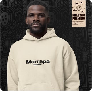 Nome do produto Moletom Canguru Prime Unissex – Marrapá