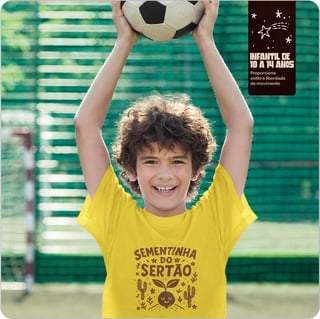 Camiseta Infantil Quality (10 a 14 Anos) – Sementinha Do Sertão