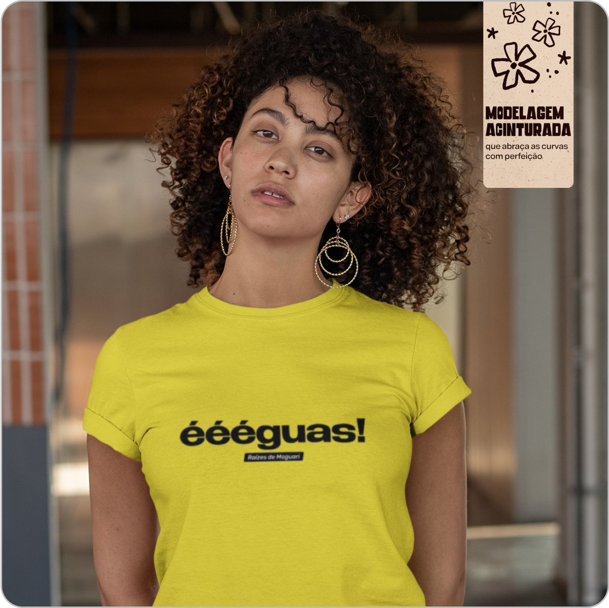 Nome do produto: Camiseta Feminina Baby Long Quality – éééguas!