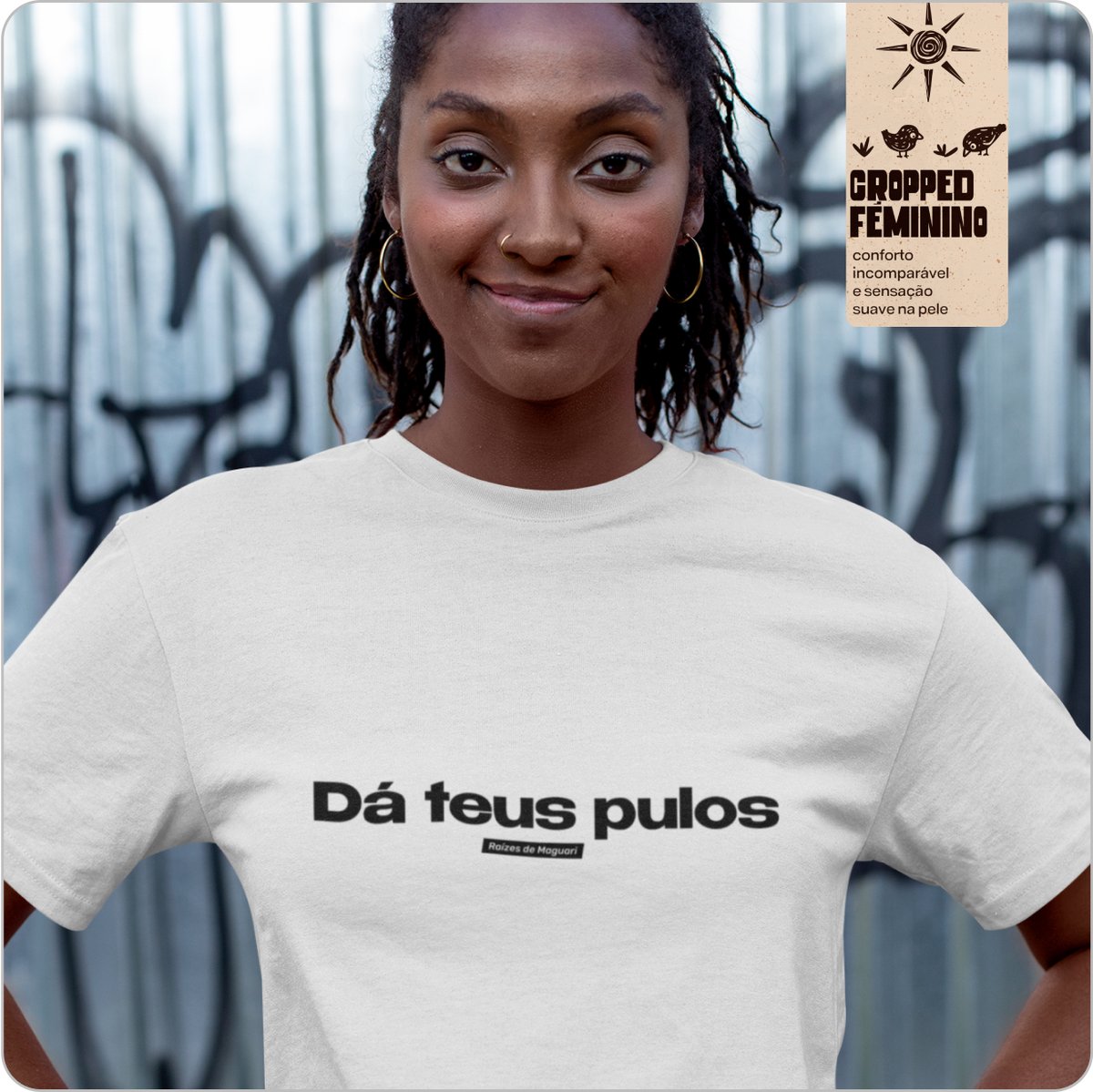 Nome do produto: Cropped Feminino Quality – Dá teus pulos 