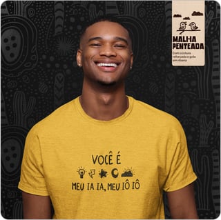 Nome do produto Camiseta Unissex Quality – Você é luz É raio, estrela e luar 