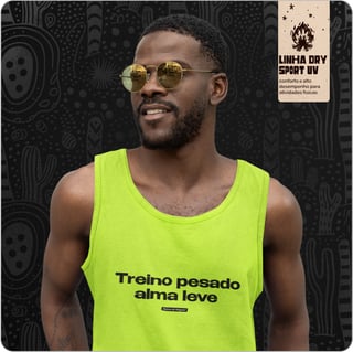 Nome do produto Regata Masculina Dry Sport UV – Treino pesado alma leve 