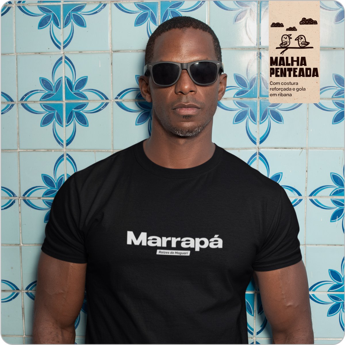 Nome do produto: Camiseta Unissex Quality – Marrapá