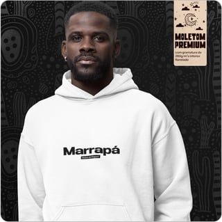 Nome do produto Moletom Canguru Prime Unissex – Marrapá