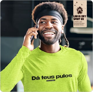 Nome do produto Camisa Manga Longa Dry Sport UV Unissex – Dá teus pulos 