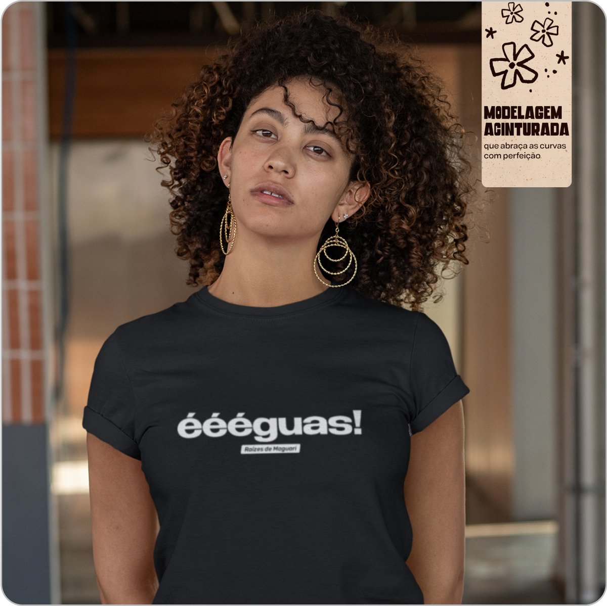Nome do produto: Camiseta Feminina Baby Long Quality – éééguas!
