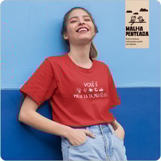 Nome do produto Camiseta Unissex Quality – Você é luz É raio, estrela e luar