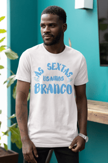 Nome do produtoCamiseta Branca - Às Sextas Usamos Branco