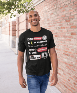Nome do produtoCamiseta Preta - Tranca Rua Apareceu