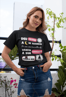 Nome do produtoCamiseta Preta - Tranca Rua Apareceu