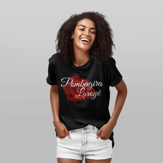 Nome do produtoCamiseta Preta Premium l Pombagira Laroyê