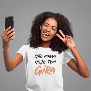 Nome do produtoCamiseta Branca Não Posso Hoje Tem Gira