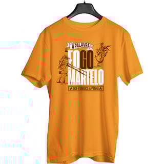 Nome do produto Camiseta Cristã – A Palavra é Fogo e Martelo que Esmiúça a Penha
