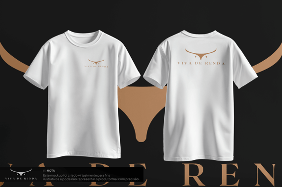 T-Shirt Prime Branca - Viva de Renda