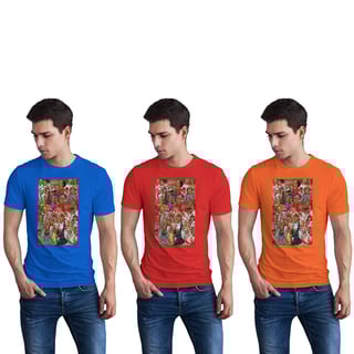 Nome do produto T-Shirt Prime - Caricaturas Lendas do Tênis