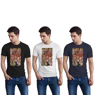 Nome do produto T-Shirt Prime - Caricaturas Lendas do Tênis