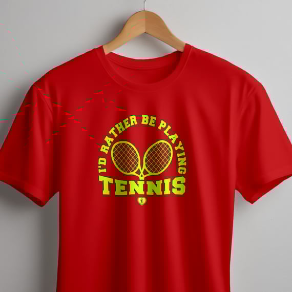T-Shirt Prime - Eu Preferia Estar Jogando Tennis