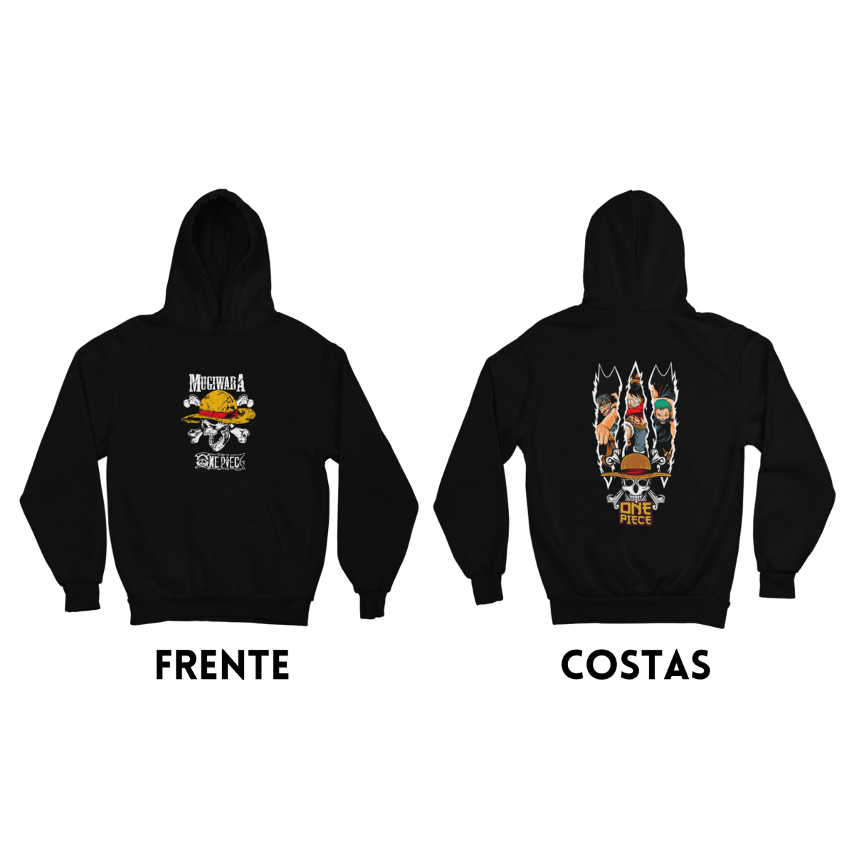 Nome do produto: Moletom Canguru One Piece