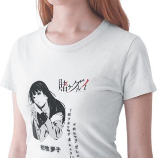 Nome do produto Camiseta Yumeko Jabami – Kakegurui