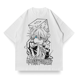 Nome do produto OVERSIZED SINGLE FRONT do Satoru Gojo | Jujutsu Kaisen