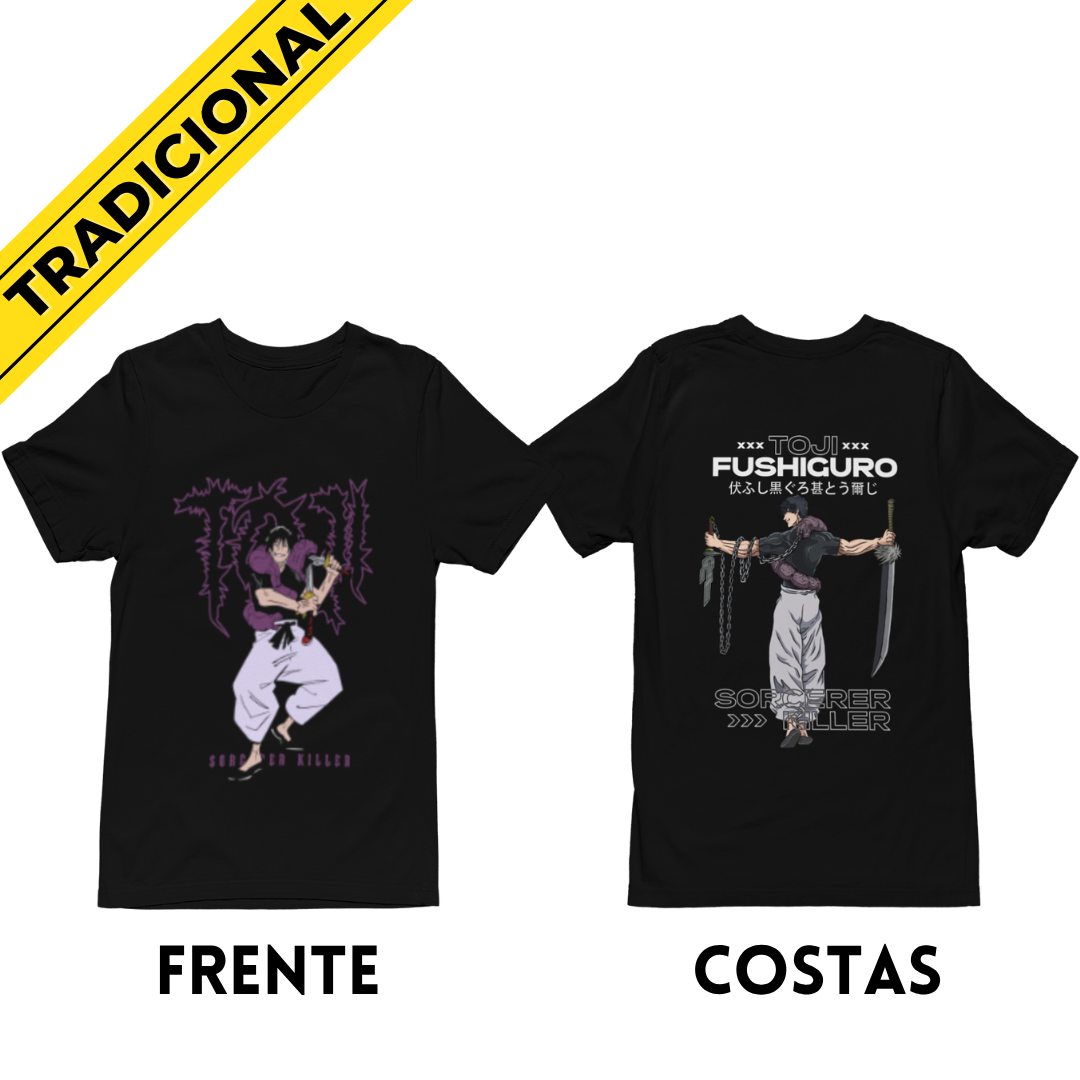 Nome do produto: Camiseta do Toji Fushiguro – Jujutsu Kaisen