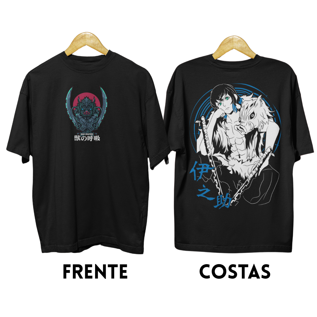 Nome do produto:  OVERSIZED do Inosuke Hashibira | Demon Slayer