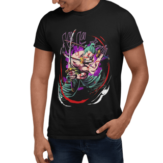 Nome do produto Camiseta do Roronoa Zoro | One Piece
