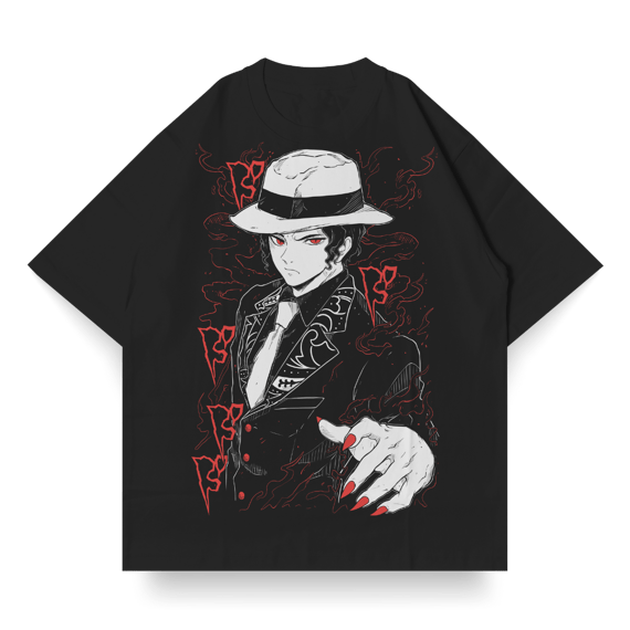 OVERSIZED Single Front do Muzan Kibutsuji | Demon Slayer