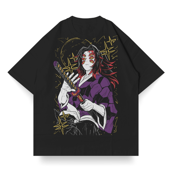 OVERSIZED Single Front do Kokushibo | Demon Slayer