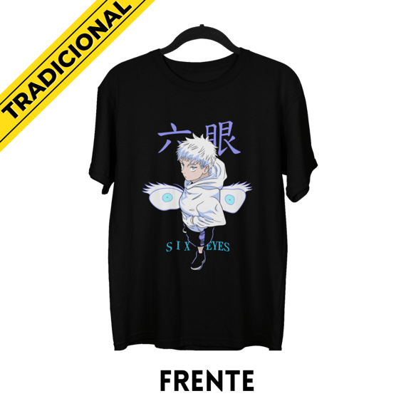 Camiseta Satoru Gojo Criança - Jujutsu Kaisen