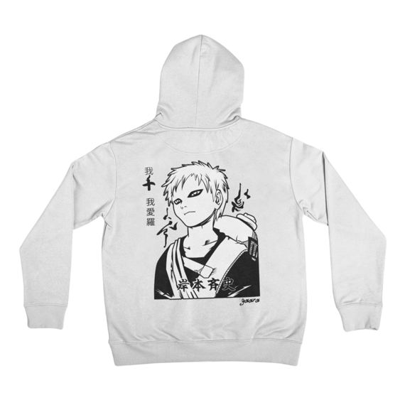 Moletom do Gaara - Naruto (com ziper)