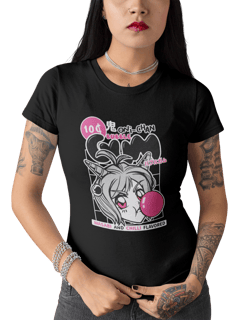 Nome do produto Camiseta Estilo Harajuku – Bubblegum Girl